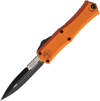 Microtech Auto Hera II OTF Knife Bayonet Blade Orange Aluminum Handle For EDC Enthusiasts by Microtech