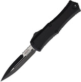 Microtech Auto Hera II OTF Knife Automatic Opening M390MK Blade Black Aluminum Handle For EDC Enthusiasts