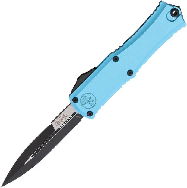 Microtech Hera II Auto OTF Knife 30th Anniversary Turquoise Aluminum Collectors Edition M390MK 3 Inch Blade by Microtech