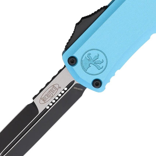 Microtech Hera II Auto OTF Knife 30th Anniversary Turquoise Aluminum Collectors Edition M390MK 3 Inch Blade by Microtech