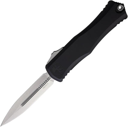 Microtech Auto Hera II OTF Knife For EDC Enthusiasts Automatic Opening 5.5 Inch Closed 4 Inch Stonewash Blade
