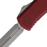 Microtech Hera II OTF Auto Dagger Knife Merlot Aluminum Handle Glass Breaker For Tactical EDC Collectors by Microtech
