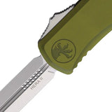 Microtech Hera II Auto OTF Knife Double Edge Dagger Blade M390MK OD Green Aluminum Handle EDC Tactical by Microtech