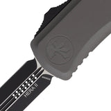 Microtech Auto Hera II OTF Gray Stonewash Dagger Blade Aluminum Handle for Collectors by Microtech