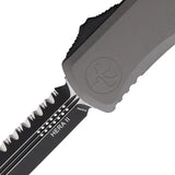 Microtech Hera II Auto OTF Knife D E Gray Aluminum With Glass Breaker For Tactical EDC by Microtech