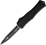 Microtech Hera II Auto OTF Double Edge Tactical Knife for EDC Enthusiasts Serrated Dagger Blade