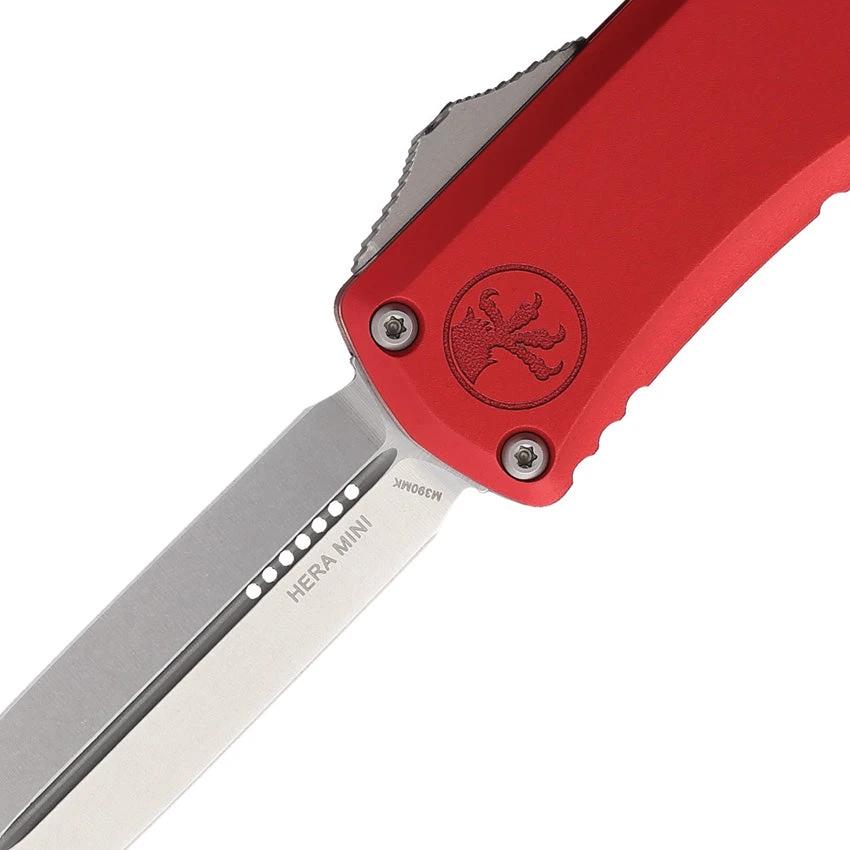 Microtech Hera II Mini OTF Auto Knife Automatic Opening 30th Anniversary Red Aluminum For EDC Enthusiasts by Microtech