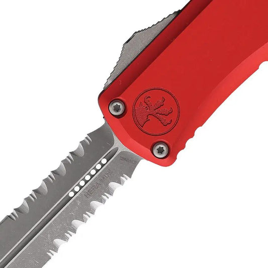 Microtech Hera II Mini Auto OTF Dual Edge Dagger Red EDC by Microtech
