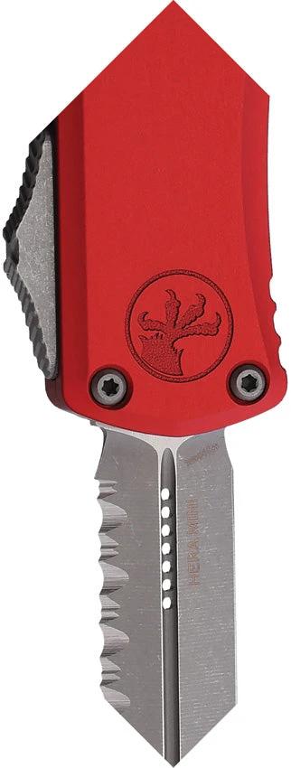 Microtech Hera II Auto OTF Mini Knife 3 Inch Blade Bohler M390MK Red Aluminum EDC Tactical by Microtech