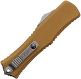 Microtech Auto Hera II Mini DE OTF Knife Tan 3 Inch Blade for Premium Everyday Carry Enthusiasts and Tactical Users by Microtech