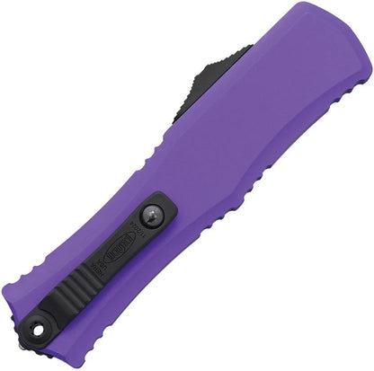 Microtech Hera II Mini D E OTF Auto Knife Purple Aluminum Handle 4 Inch Closed For EDC Enthusiasts by Microtech