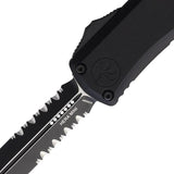Microtech Auto Hera II OTF Knife 3 Inch Bayonet Style Dagger Blade Two Tone Finish For Tactical Enthusiasts by Microtech