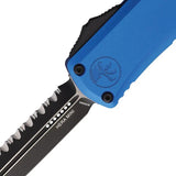 Microtech Hera II Mini Auto OTF Knife DE 3in Dagger Blade M390MK Blue Aluminum EDC Pro by Microtech