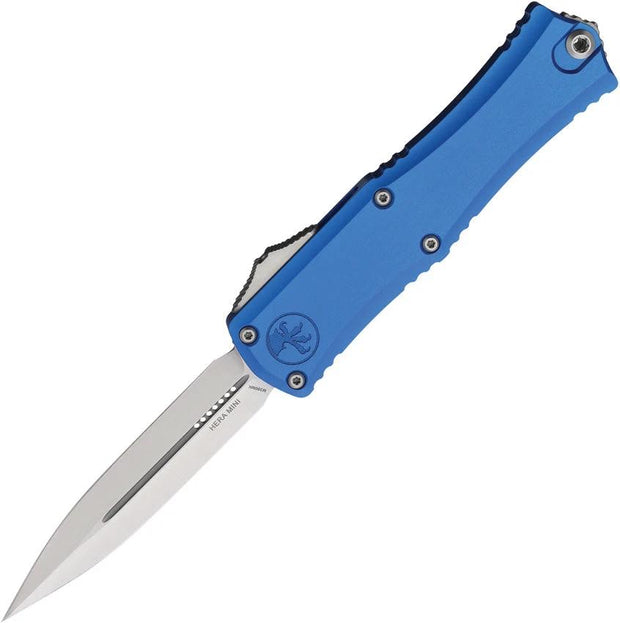 Microtech Hera II Mini DE OTF Automatic Knife 30th Anniversary Blue Aluminum Handle For Collectors by Microtech