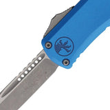 Microtech Auto Hera II Mini OTF Knife Premium Blue Aluminum Automatic EDC Tactical Glass Breaker by Microtech