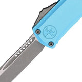 Microtech Auto Hera II Mini OTF Knife Turquoise Aluminum Handle M390 Blade Glass Breaker For EDC Enthusiasts Elite by Microtech