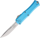 Microtech Auto Hera II Mini OTF Knife Automatic Opening EDC Turquoise Aluminum Handle by Microtech