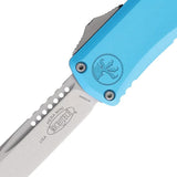 Microtech Auto Hera II Mini OTF Knife Automatic Opening EDC Turquoise Aluminum Handle by Microtech