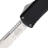 Microtech Auto Hera II Mini OTF Knife Automatic Opening 3 Inch M390MK Blade Black Aluminum Handle For EDC Enthusiasts by Microtech