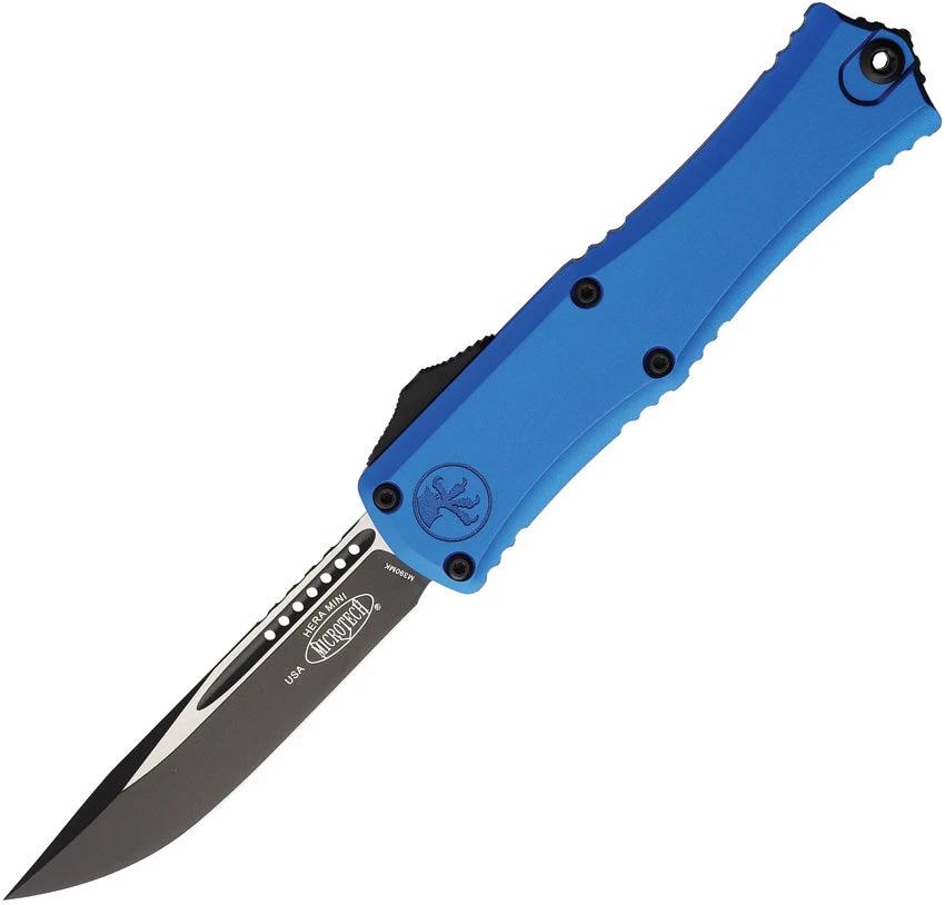 Microtech Auto Hera II Mini OTF Blue 1703M-1BL by Microtech
