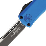 Microtech Hera II Mini OTF Knife Automatic Opening 4 Inch Closed 3 Inch Blade M390MK Blue Aluminum Tactical by Microtech