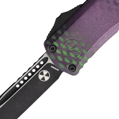 Microtech Hera II Mini Premium Auto OTF Knife Purple X51 Handle for EDC Enthusiasts by Microtech