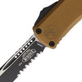 Microtech Hera II Mini OTF Auto Knife Tan Aluminum Handle With M390 Blade Glass Breaker EDC Enthusiasts by Microtech