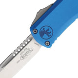 Microtech Hera II Mini OTF Automatic Knife Blue Aluminum Handle M390MK 3 Inch Blade For EDC Enthusiasts by Microtech