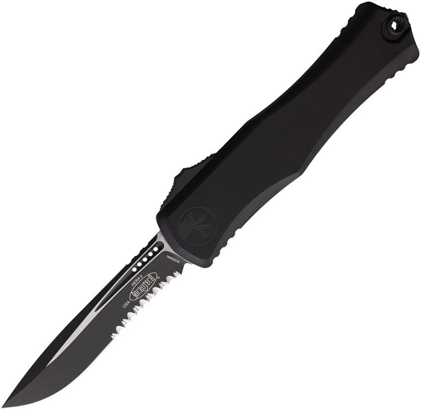 Microtech Auto Hera II OTF Recurve Blk 1705-2T by Microtech