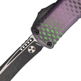 Microtech Hera II Mini OTF Recurve Knife M390 Purple X51 Aluminum Handle EDC Legend by Microtech