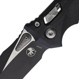 Microtech Amphibian S E Ram Lok Tactical Knife For EDC Enthusiasts Two Tone M390 Blade Black G10 Handle by Microtech