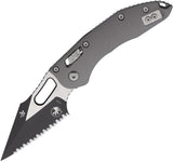 Microtech Stitch SE Ram Lok FS Gray Two Tone Finish Knife for EDC Enthusiasts with M390 Blade by Microtech