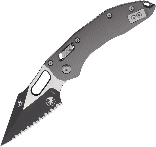 Microtech Stitch SE Ram Lok FS Gray Two Tone Finish Knife for EDC Enthusiasts with M390 Blade by Microtech