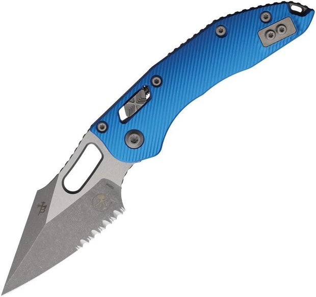 Microtech Stitch Ram Lok AP PS Blue 169RL-11APFLBL by Microtech