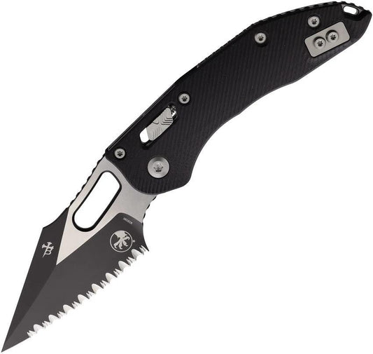 Microtech Stitch S/E Ram Lok FS Blk 169RL-3FLGTBK by Microtech