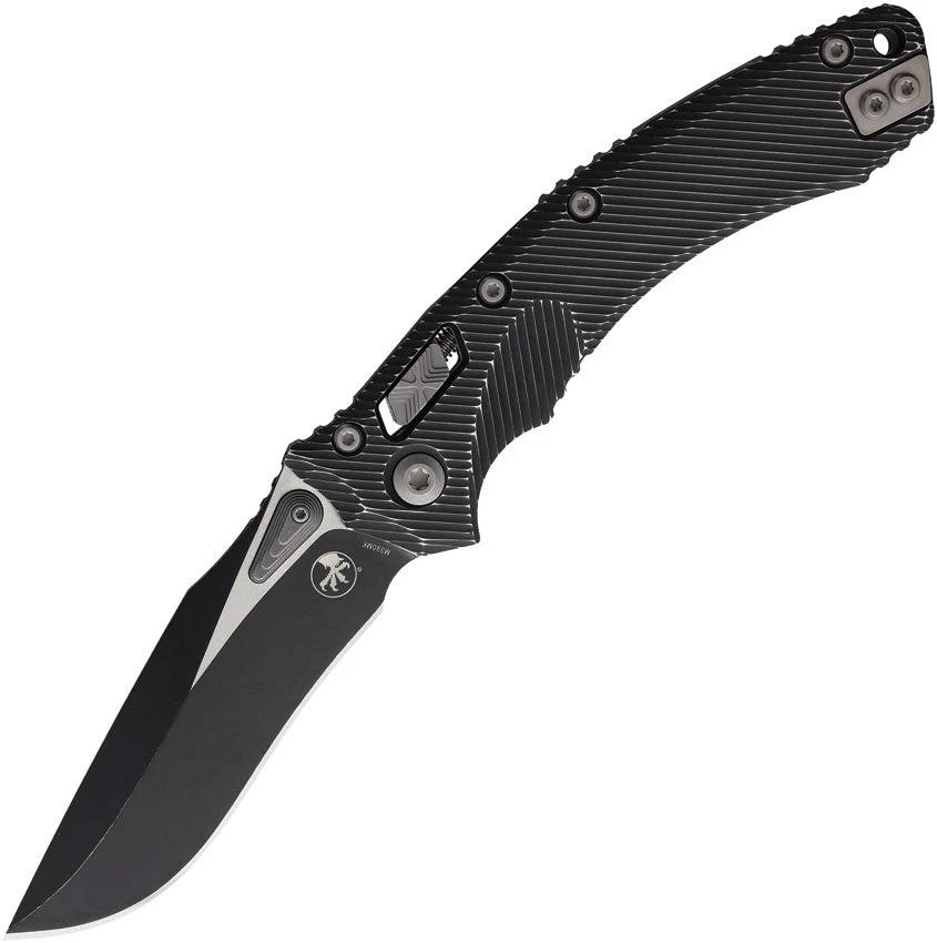Microtech Amphibian S E Ram Lok Knife 137RL M390 Blade Two Tone Finish Fluted Aluminum Handle EDC Enthusiasts by Microtech