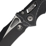 Microtech Amphibian S E Ram Lok Knife 137RL M390 Blade Two Tone Finish Fluted Aluminum Handle EDC Enthusiasts by Microtech