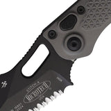 Microtech Auto Stitch SE Button Lock Folding Knife For Professionals And Enthusiasts AP 1693APNC by Microtech