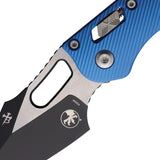 Microtech Stitch SE Ram Lok Blue Folding Knife With M390 Blade For Collectors And EDC Enthusiasts by Microtech