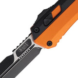 Microtech Auto Glykon OTF Bayonet Knife Orange Handle Automatic Opening Premium Steel Blade EDC Tactical by Microtech
