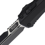 Microtech Auto Glykon OTF Bayonet Knife For Tactical EDC Enthusiasts 4In Blade Two Tone Finish by Microtech