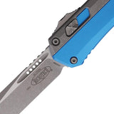 Microtech Auto Glykon OTF Knife Blue Apocalyptic Collector by Microtech