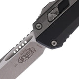 Microtech Auto Glykon TE OTF Apocalyptic Black Finish Tactical Knife For Collectors And Knife Enthusiasts by Microtech