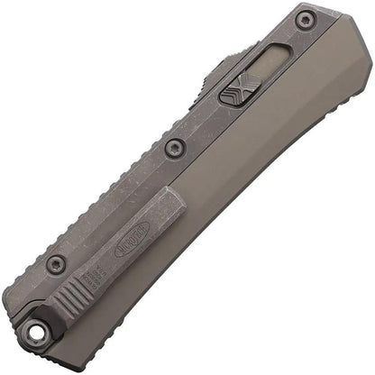 Microtech Auto Glykon TE OTF Knife For Tactical Enthusiasts With Automatic Opening 4 Inch Tanto Blade Apocalyptic by Microtech