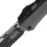 Microtech Glykon Auto OTF Knife For EDC Enthusiasts, Two Tone Steel Tanto Blade, Aluminum Handle, Nickel Boron Internals by Microtech
