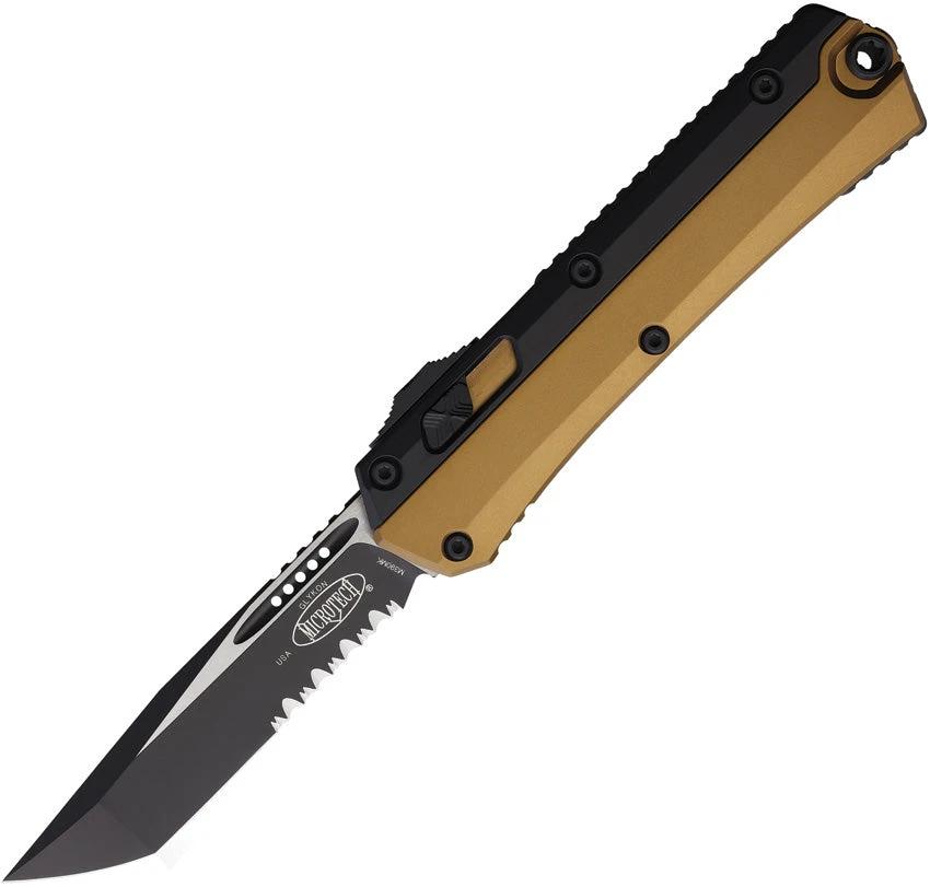 Microtech Auto Glykon OTF Knife Premium One Hand Deployment for Tactical Enthusiasts Rugged Reliable by Microtech