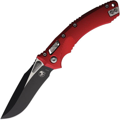 Microtech Amphibian Ram Lok Red 137RL1FLRD Two Tone Finish Bohler M390MK Premium EDC Knife by Microtech