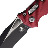 Microtech Amphibian SE Ram Lok Merlot 137RL 1FLMR Fluted Aluminum Handle Knife 4 Inch M390 Blade For EDC Collectors by Microtech