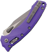 Microtech Amphibian SE Ram Lok AP Premium Purple Fluted Aluminum Handle M390MK Blade Knife For Collectors by Microtech