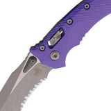 Microtech Amphibian SE Ram Lok AP Premium Purple Fluted Aluminum Handle M390MK Blade Knife For Collectors by Microtech